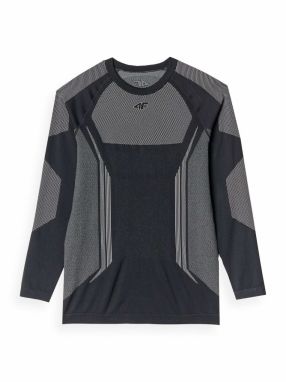 4F Funkčné tričko  sivá / čierna