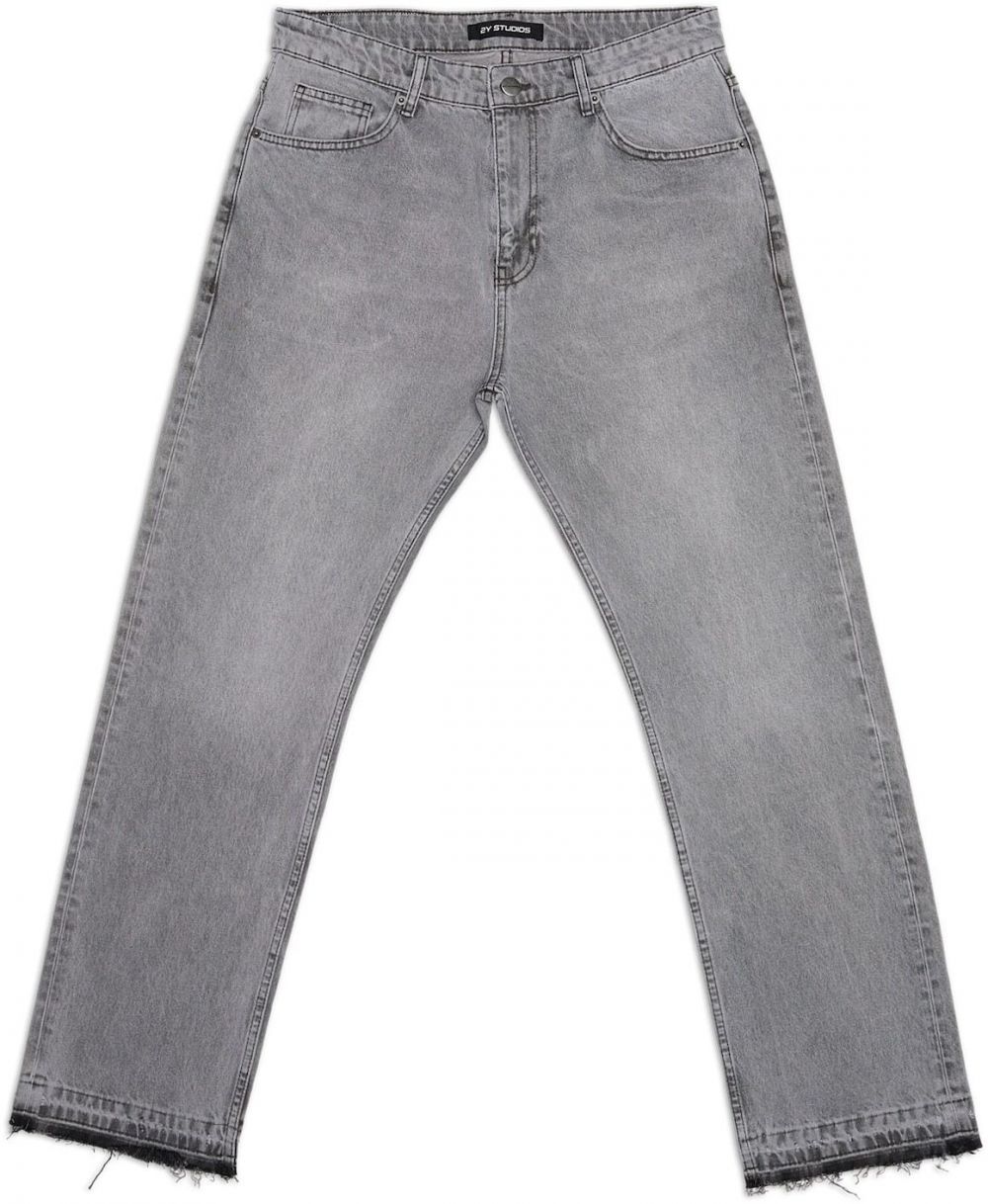 2Y Studios Džínsy 'Arun Open Hem'  sivý denim