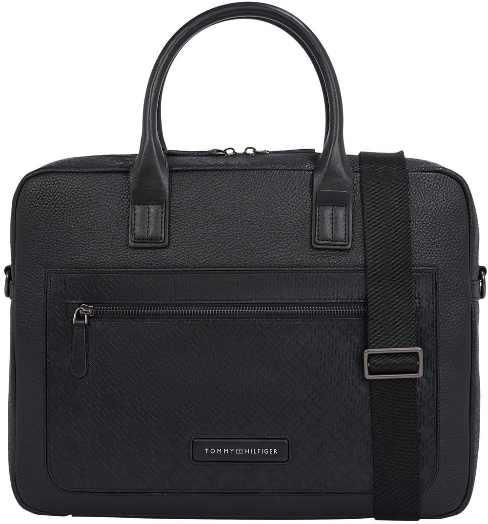 TOMMY HILFIGER Taška na notebook  čierna