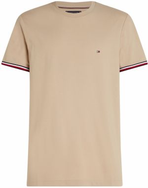TOMMY HILFIGER Tričko  námornícka modrá / kaki / červená / šedobiela