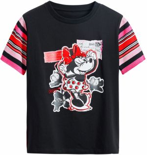 Desigual Tričko  zmiešané farby / čierna