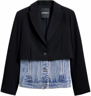 Desigual Blejzer  modrá / čierna