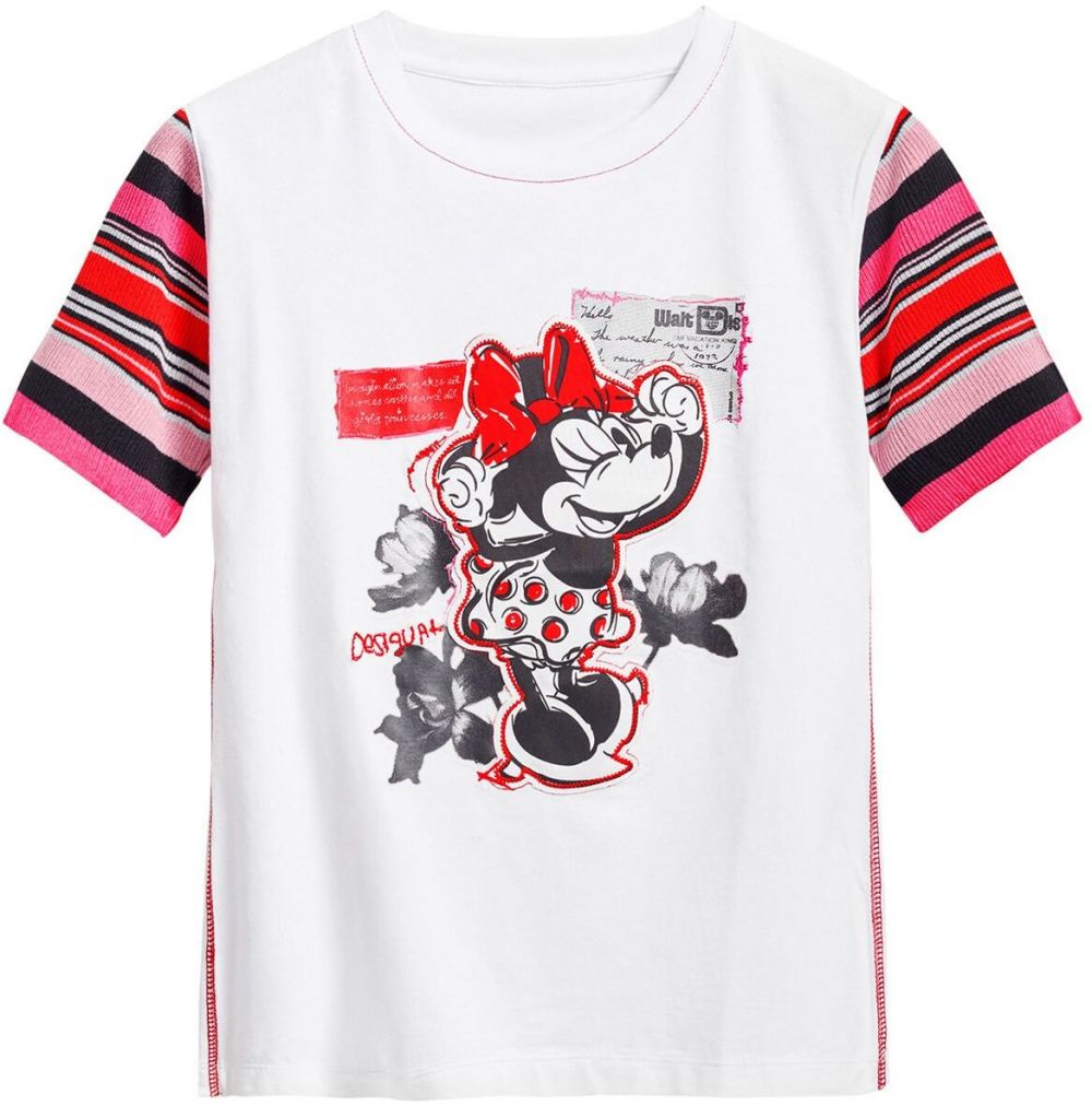 Desigual Tričko  zmiešané farby / biela