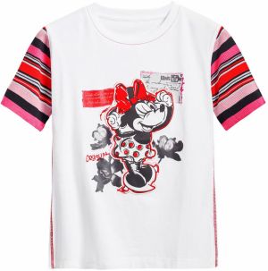 Desigual Tričko  zmiešané farby / biela