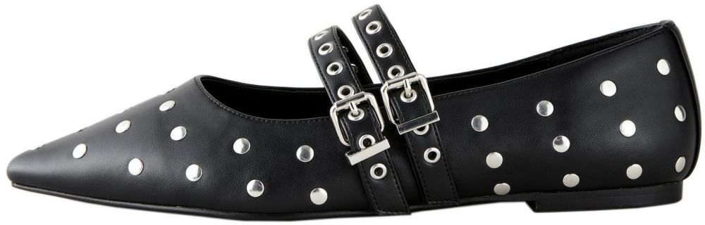 Next Baleríny s ramienkom 'Forever Comfort®'  čierna / strieborná