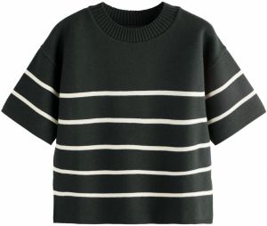 Next Sveter  jedľová / biela