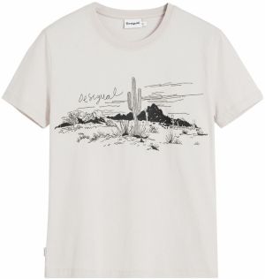 Desigual Tričko  čierna / biela