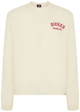 DICKIES Sveter  krémová / tmavočervená / čierna