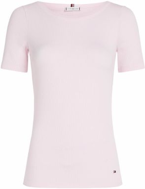 TOMMY HILFIGER Tričko  námornícka modrá / rosé / červená / biela