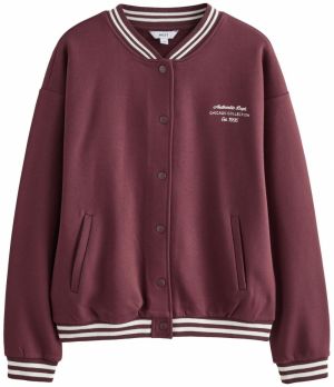 Next Prechodná bunda  burgundská / šedobiela