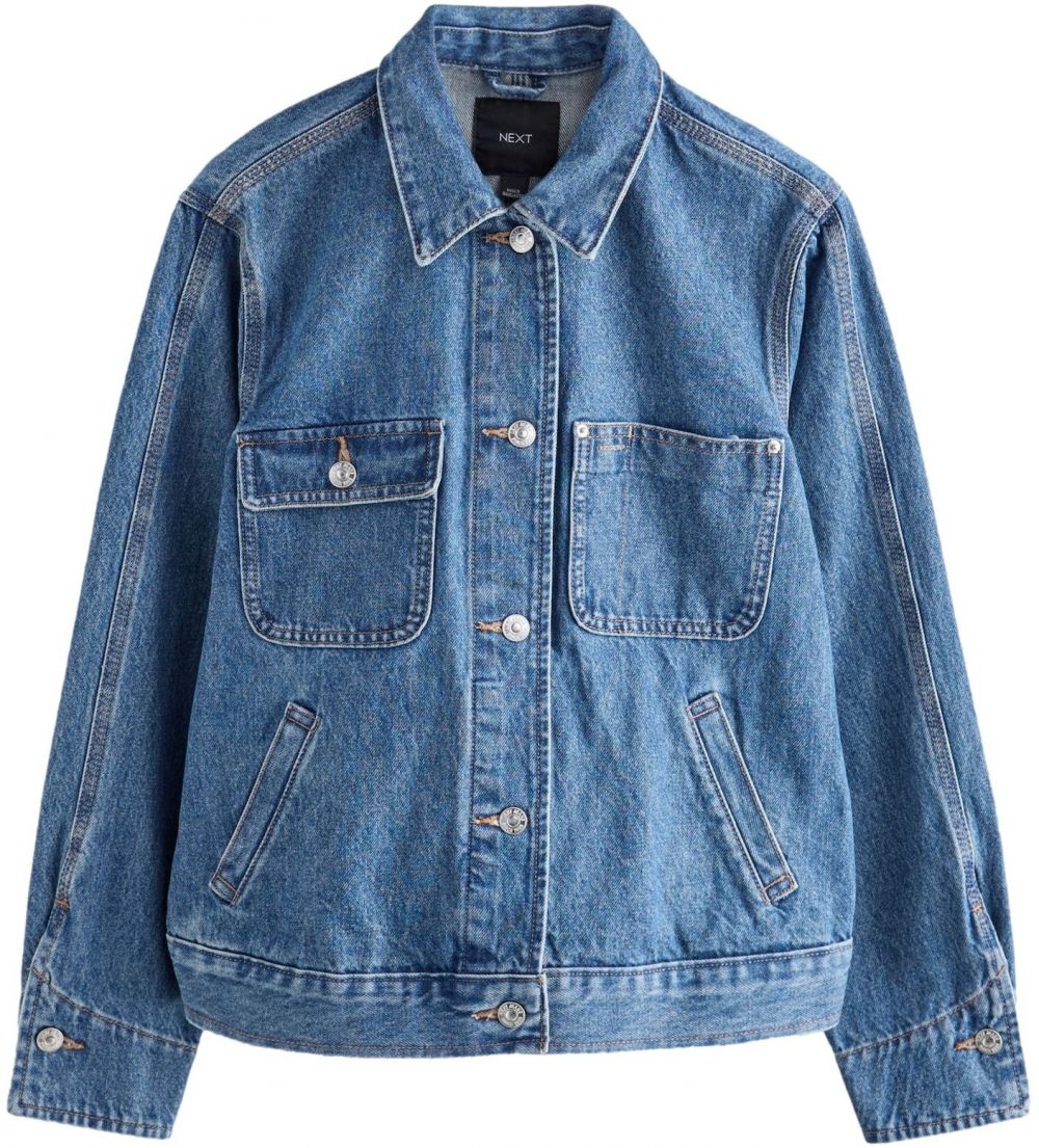 Next Prechodná bunda  modrá denim