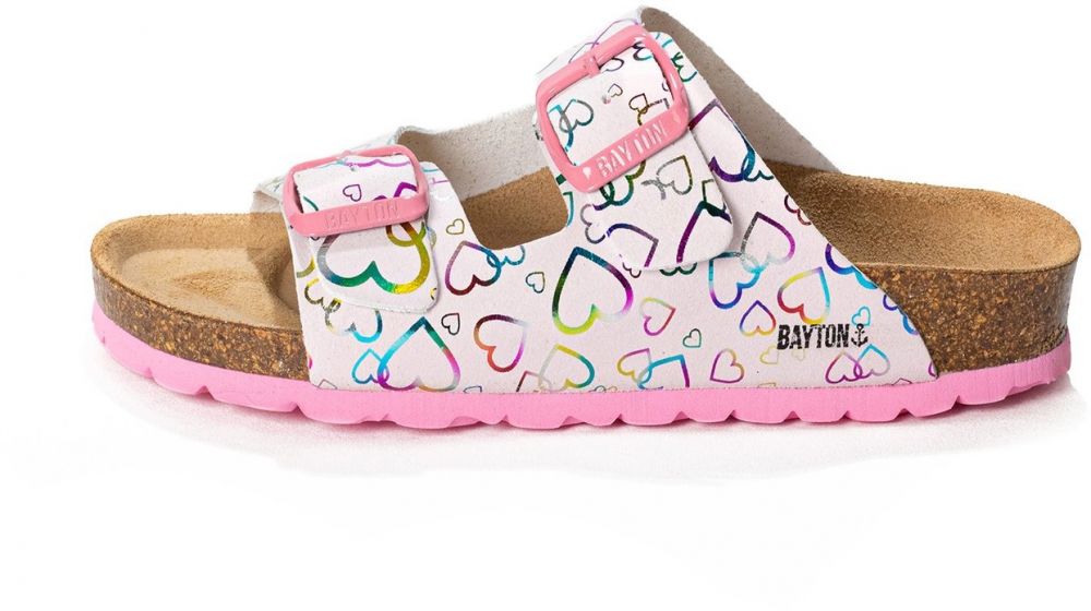 Bayton Sandále 'Atlas'  azúrová / zelená / svetloružová / šedobiela