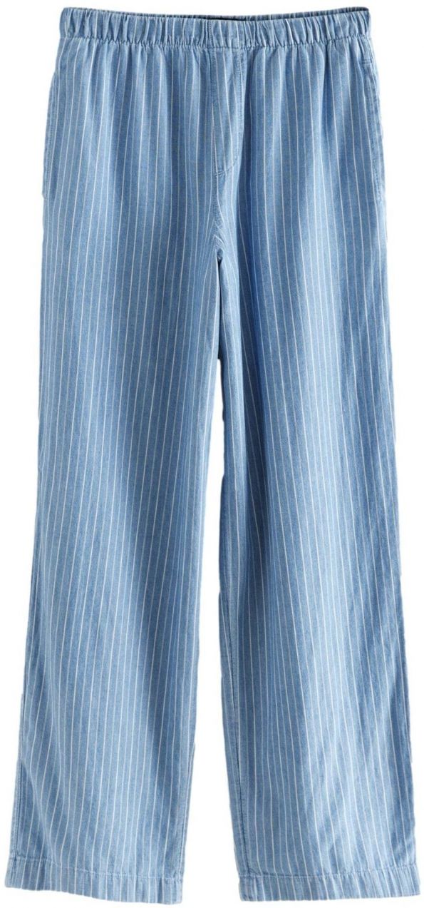 Next Nohavice  modrá denim / biela