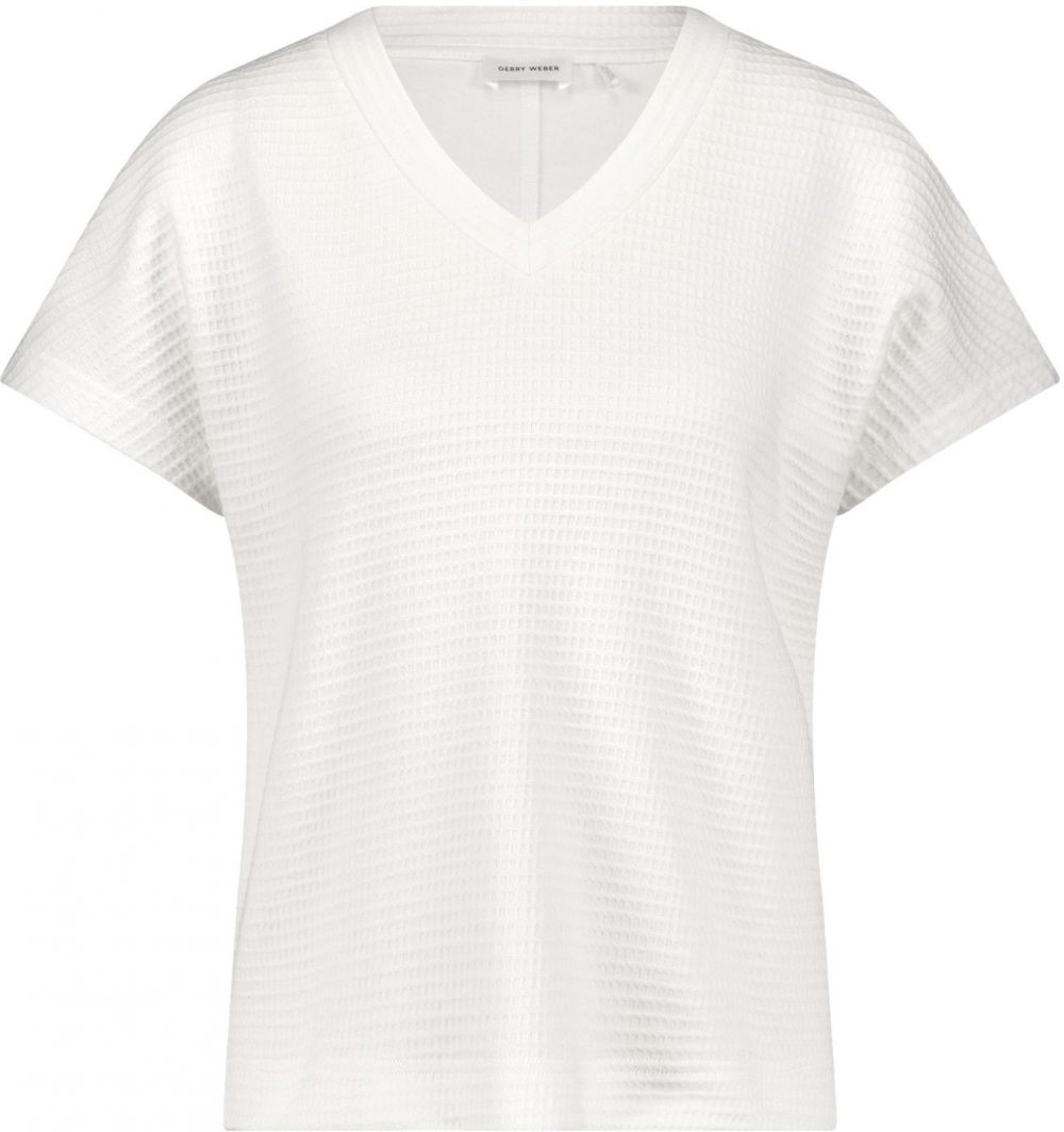 GERRY WEBER Tričko  šedobiela