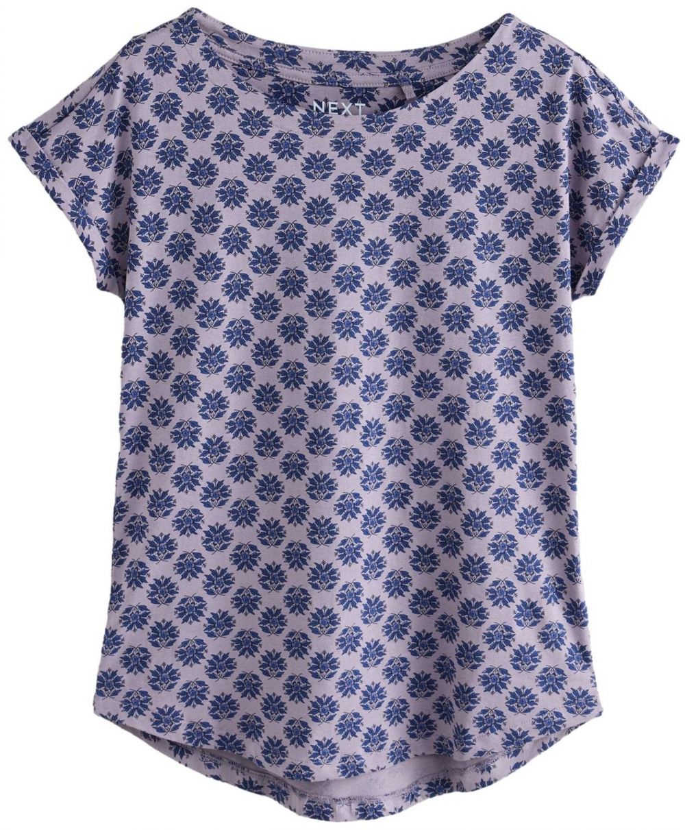 Next Tričko  indigo / enciánová / tmavomodrá