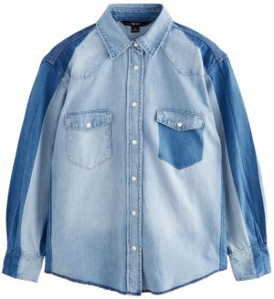 Next Blúzka  modrá / modrá denim
