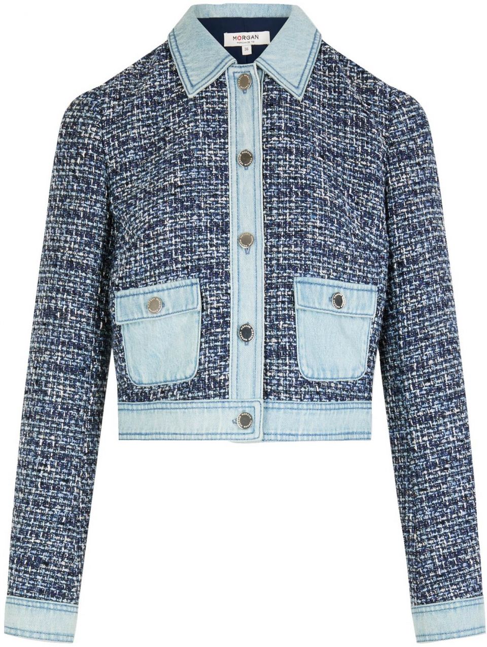 Morgan Blejzer 'CITY'  námornícka modrá / zafírová / modrá denim / biela