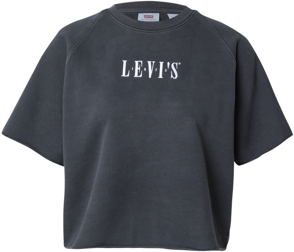 LEVI'S ® Mikina 'DIANA'  čierna / biela