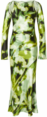 TOPSHOP Šaty  jedľová / svetlozelená / biela