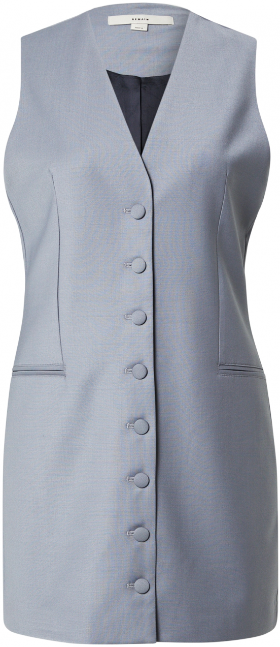 REMAIN Košeľové šaty  sivá