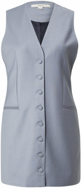 REMAIN Košeľové šaty  sivá