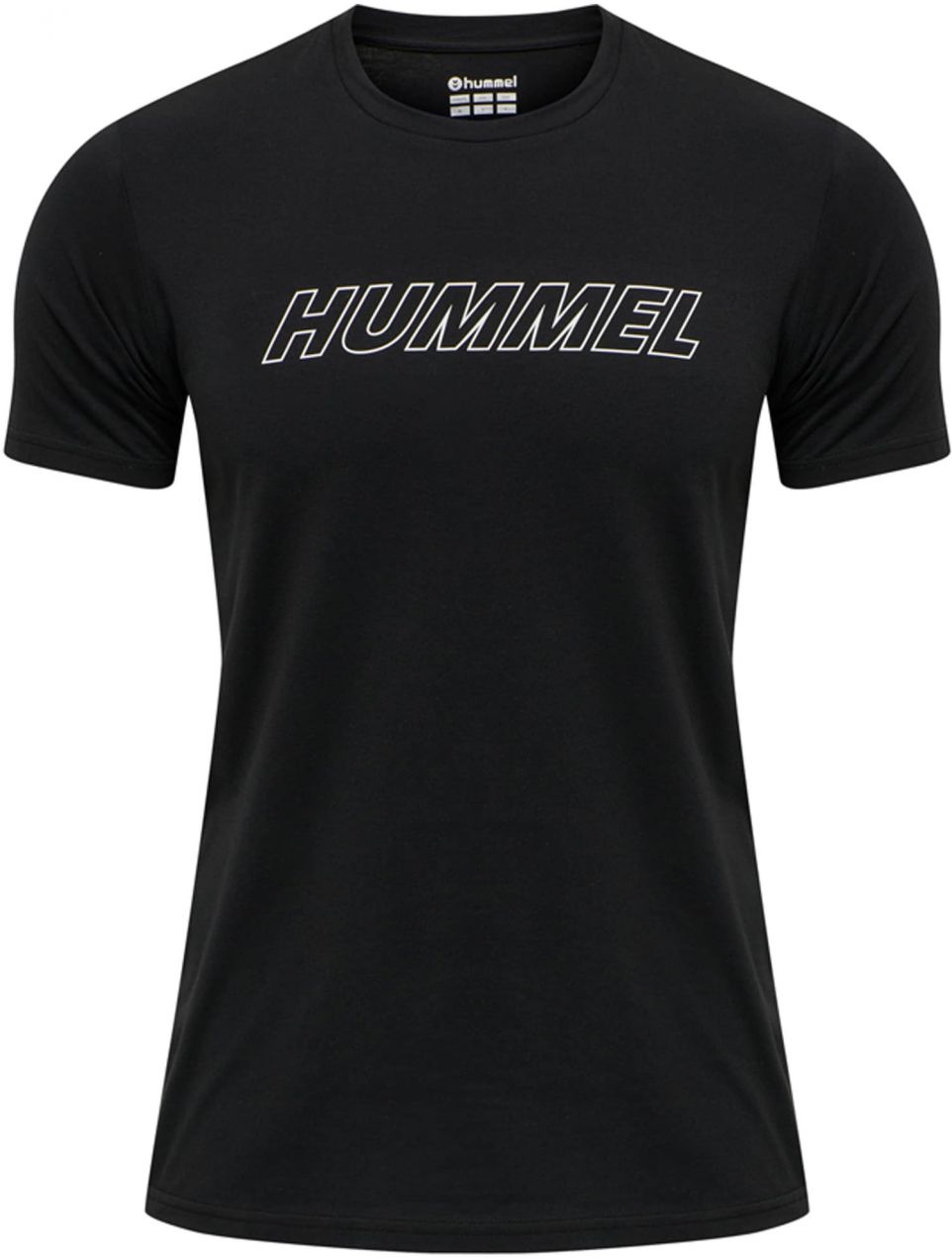 Hummel Funkčné tričko 'Callum'  čierna / biela