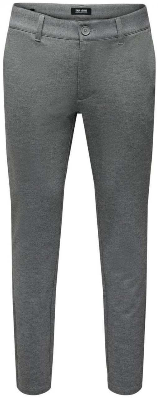 Only & Sons Chino nohavice 'ONSMark'  sivá melírovaná