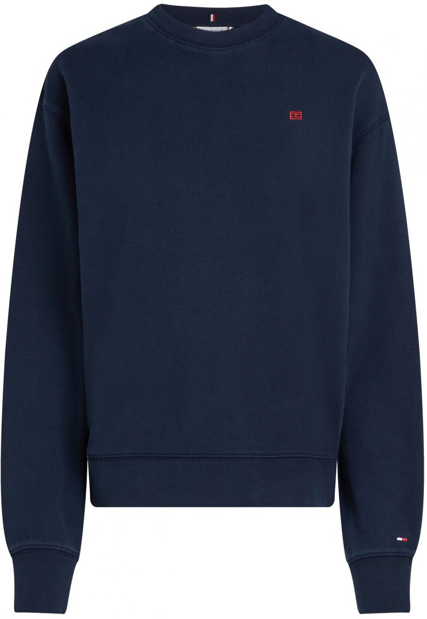 TOMMY HILFIGER Mikina 'REG CONTRAST FLAG SWEATSHIRT'  modrá
