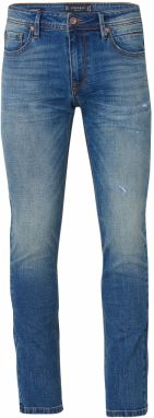 KOROSHI Džínsy  modrá denim