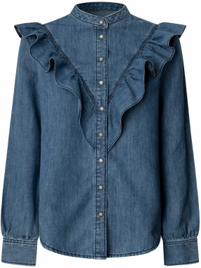 Pepe Jeans Blúzka 'KATIA'  modrá denim