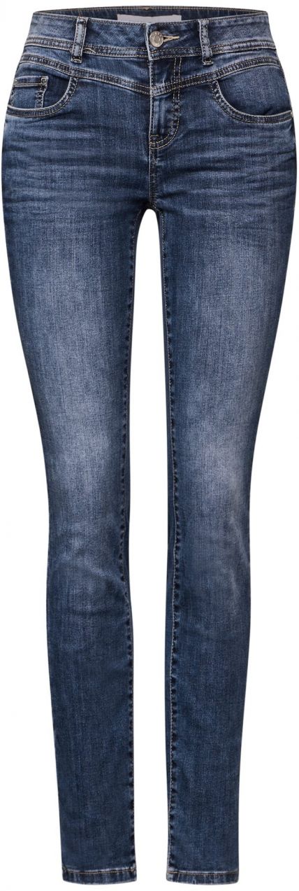 STREET ONE Džínsy 'York'  modrá denim
