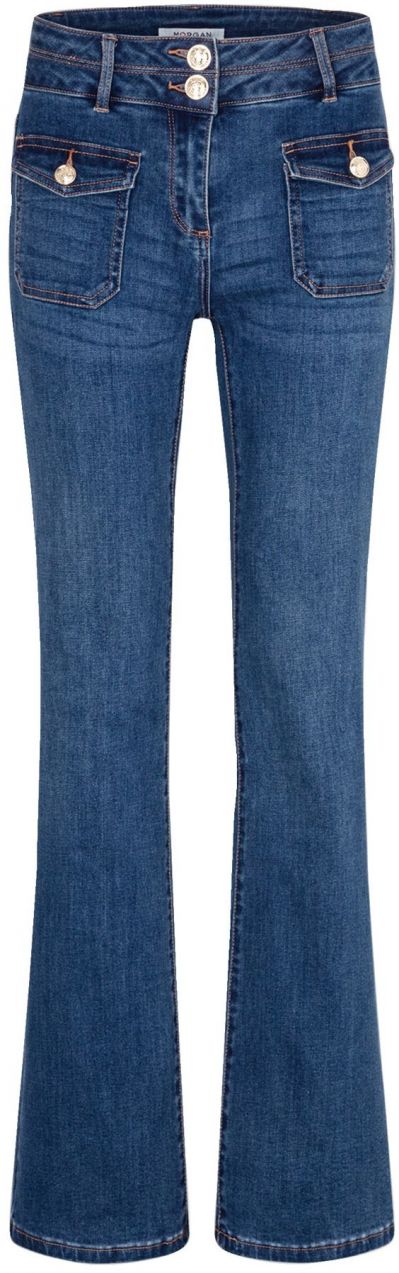 Morgan Džínsy  modrá denim