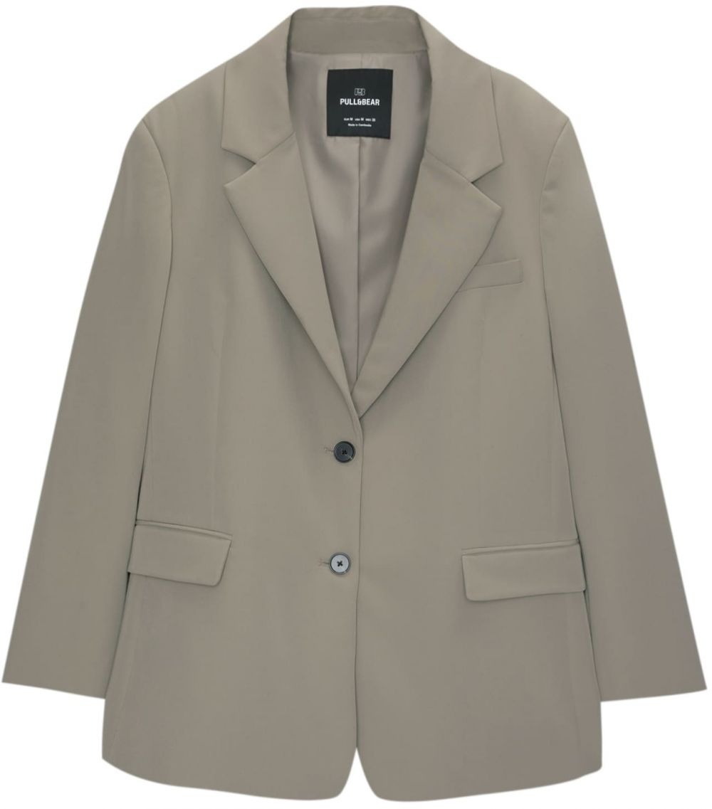 Pull&Bear Blejzer  tmavobéžová