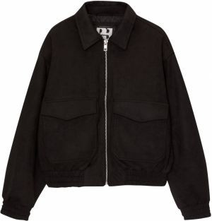 Pull&Bear Prechodná bunda  čierna