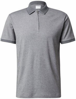 SELECTED HOMME Tričko 'SLHFave'  sivá melírovaná