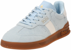 Polo Ralph Lauren Nízke tenisky 'AERA'  svetlomodrá / zlatá / biela