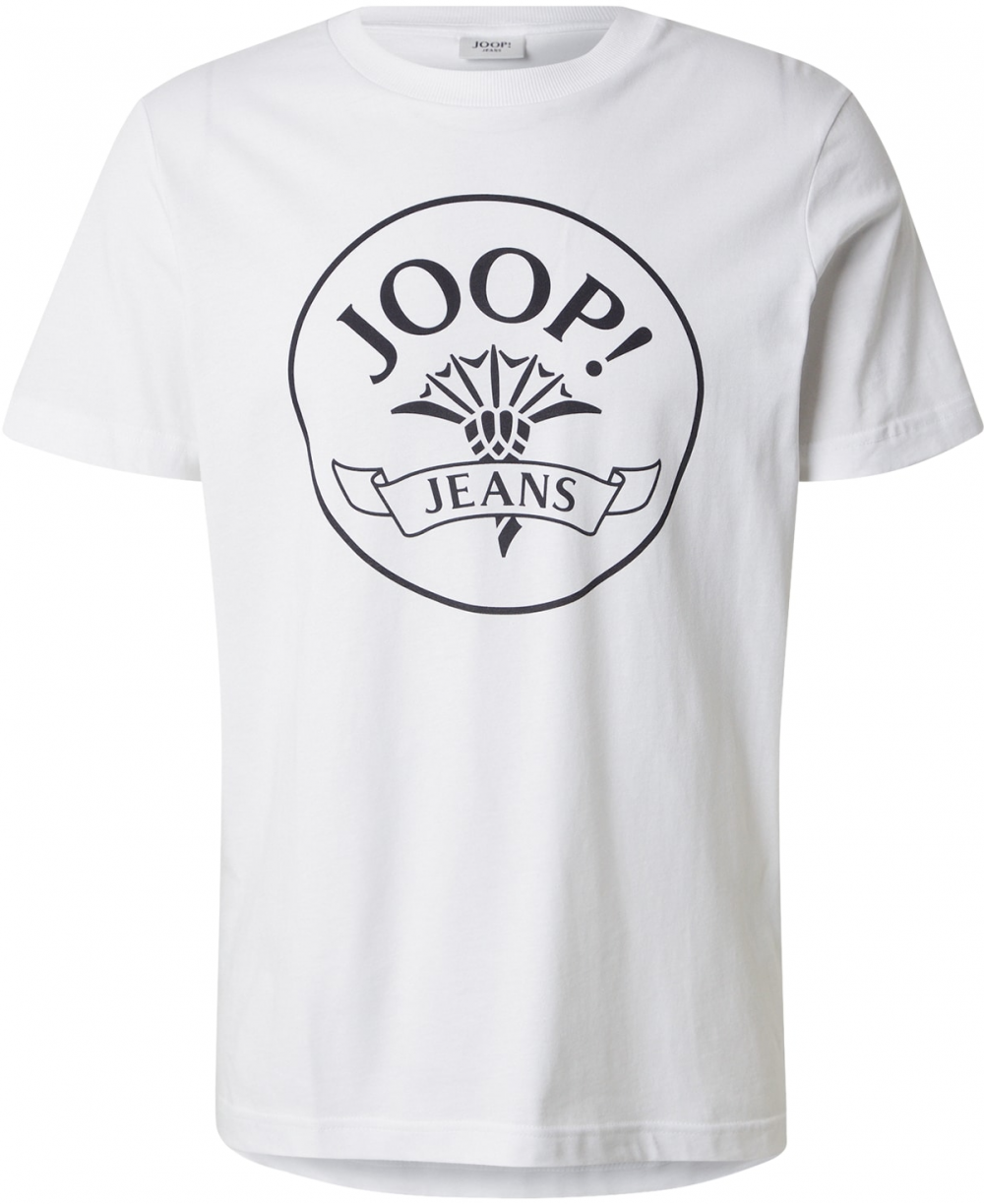 JOOP! Jeans Tričko '30Aleko'  čierna / biela