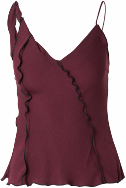 TOPSHOP Top  burgundská
