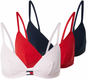 Tommy Hilfiger Underwear Podprsenka  námornícka modrá / orgovánová / červená / biela