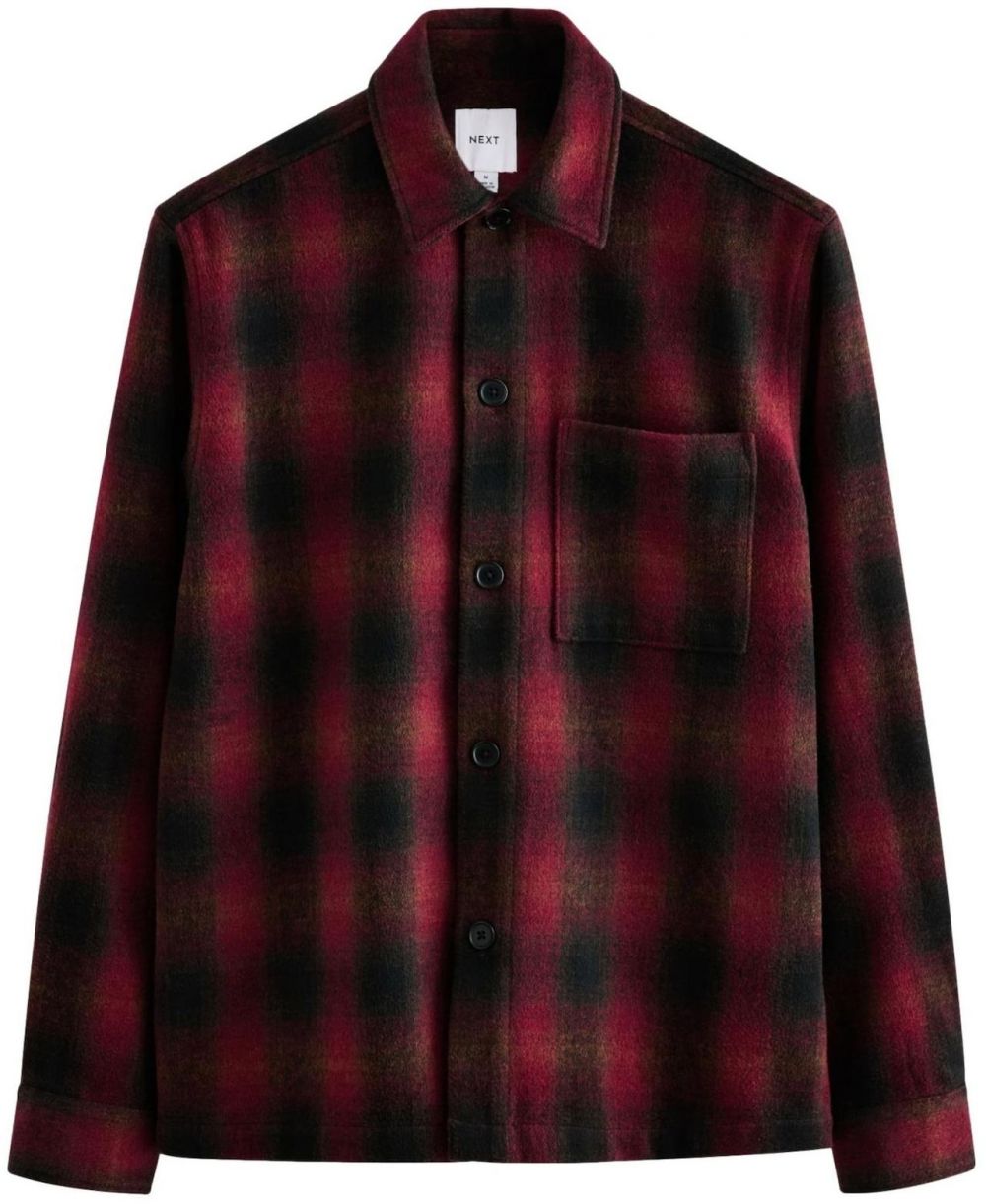 Next Košeľa  brusnicová / čierna