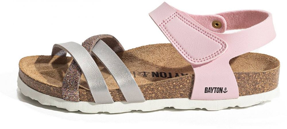 Bayton Sandále 'BELADONA'  hnedá / ružová / strieborná