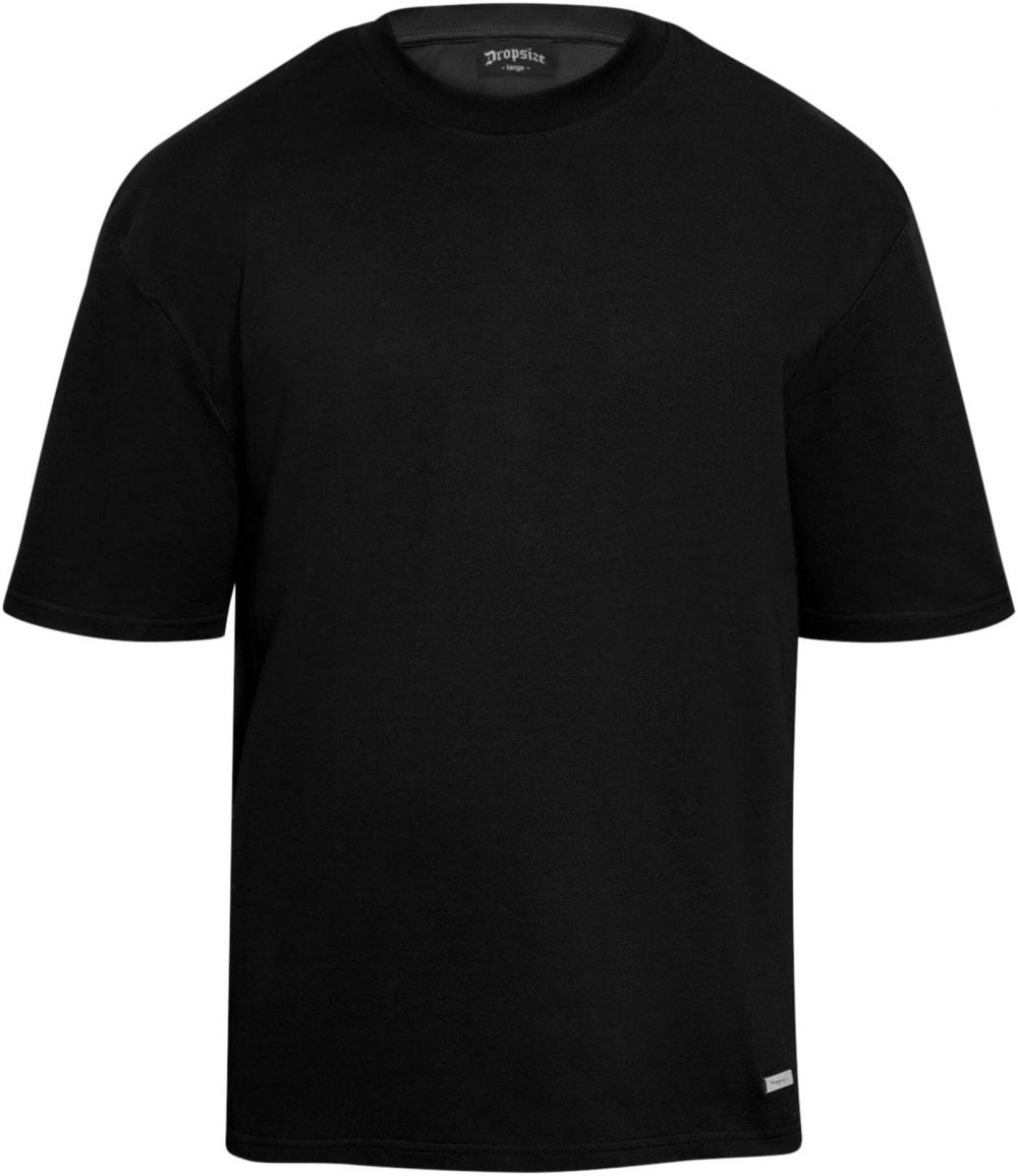 Dropsize Tričko  čierna / strieborná