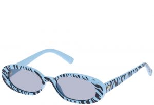 LE SPECS Slnečné okuliare 'OUTTA LOVE'  svetlomodrá / čierna