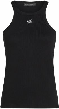 Karl Lagerfeld Top  čierna / biela