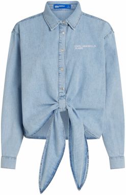 KARL LAGERFELD JEANS Blúzka  svetlomodrá