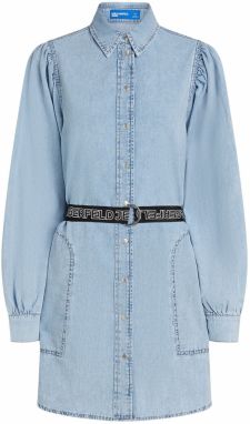 KARL LAGERFELD JEANS Košeľové šaty  svetlomodrá