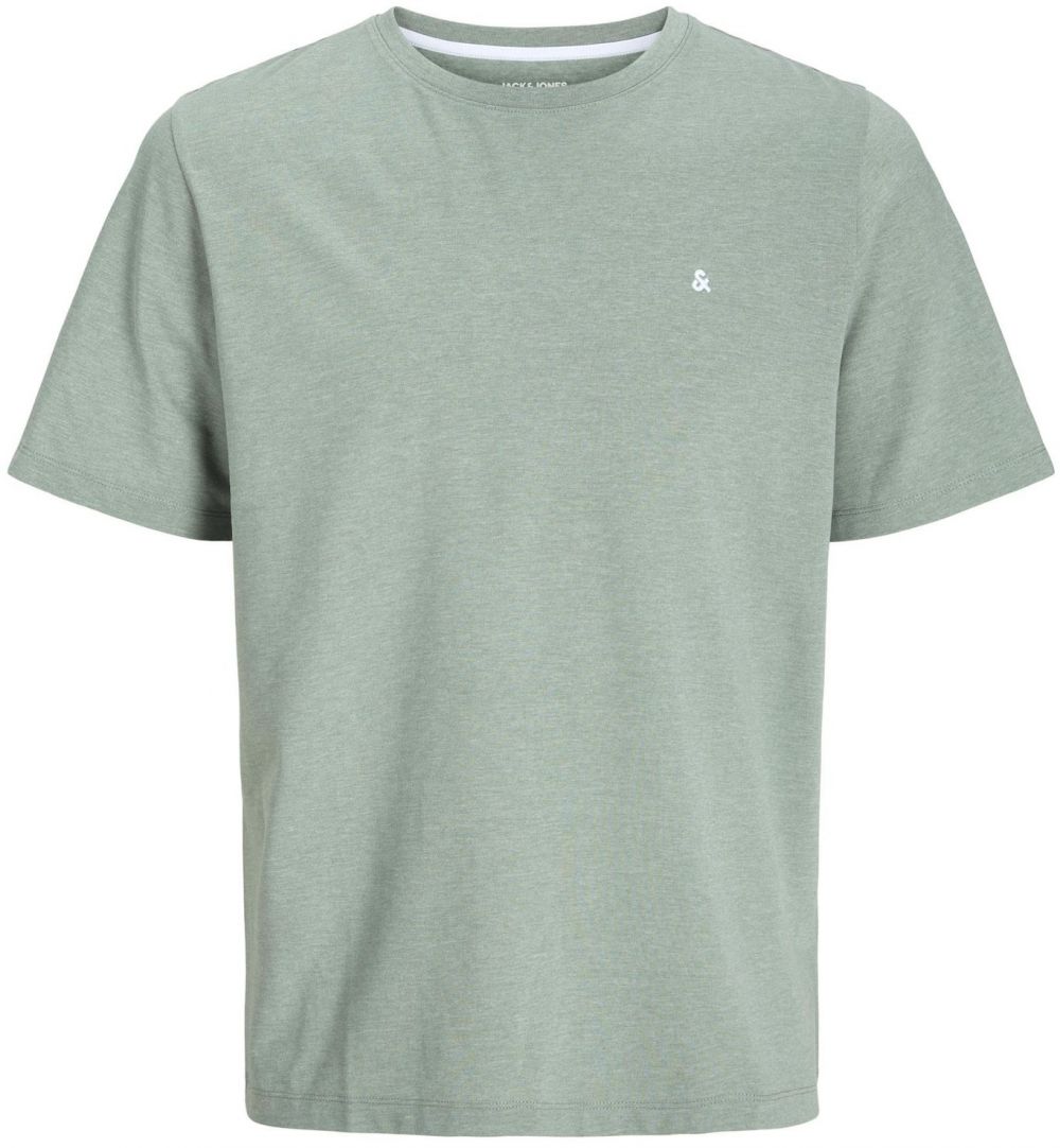 Jack & Jones Plus Tričko 'JJEPaulos'  pastelovo zelená / biela