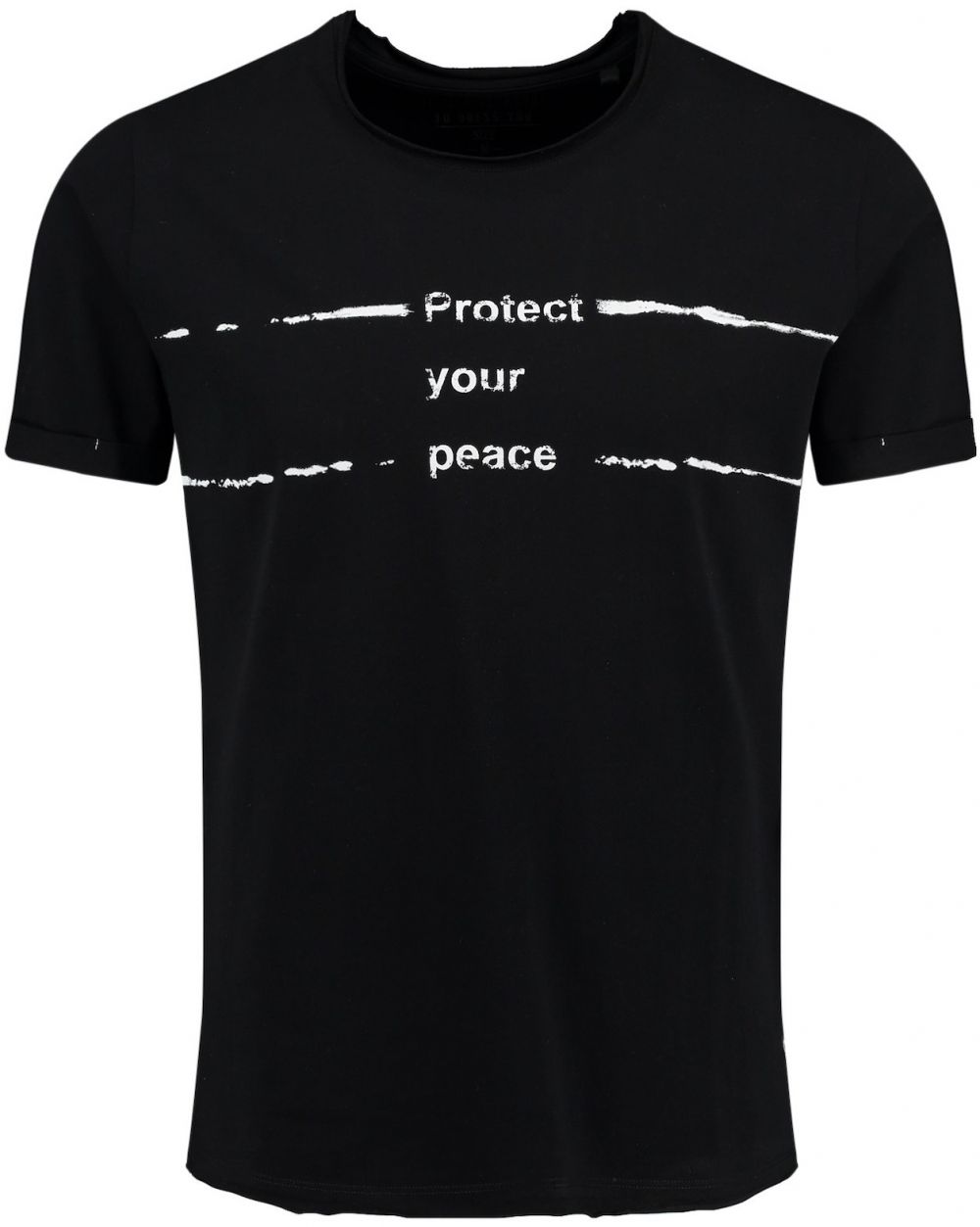 Key Largo Tričko 'Protect'  sivá / tmavosivá / čierna / biela