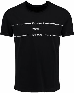 Key Largo Tričko 'Protect'  sivá / tmavosivá / čierna / biela