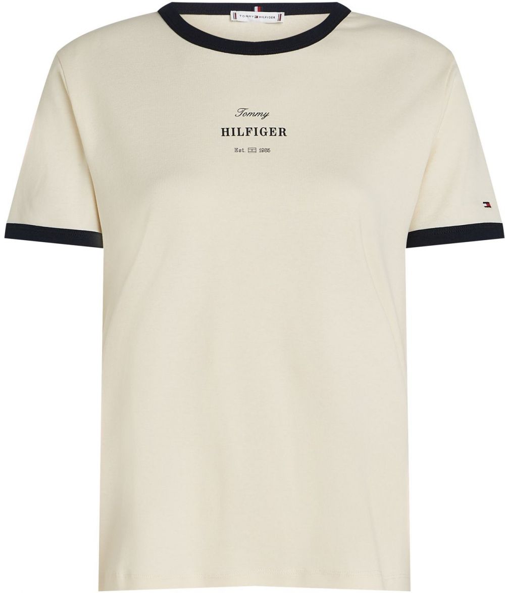 TOMMY HILFIGER Tričko  nebielená / námornícka modrá